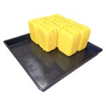 PLASTIC DRIP TRAY - L:120 x W:120 x H:12cm - 144Ltr
