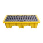 2 DRUM SPILL CONTAINMENT PALLET 120L - 130 x 69 x 30cm - Image 4