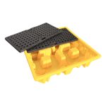 4 DRUM SPILL PALLET - 130 x 130 x 30cm - Image 4