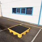 4 DRUM SPILL PALLET - 130 x 130 x 30cm - Image 2