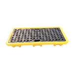 SMALL TWO DRUM SPILL PALLET - 130 x 69 x 15cm