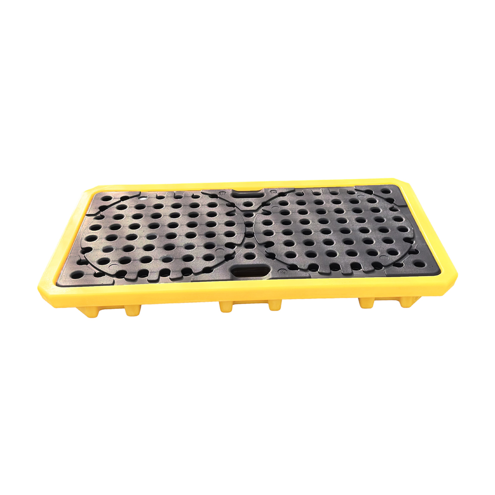 rxtray70-1 SMALL TWO DRUM SPILL PALLET - 130 x 69 x 15cm - Image 1