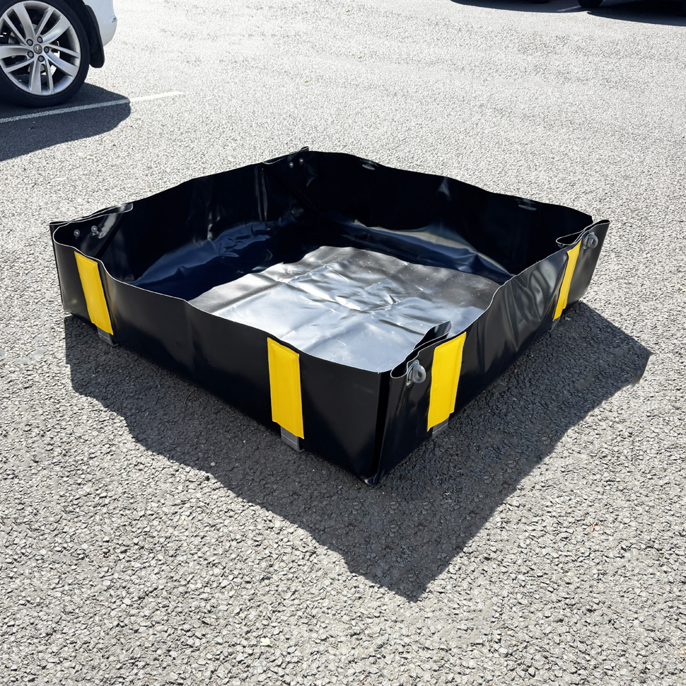 rx1010-1 Portable Bund - 100 X 100 X 25cm - Sump Capacity 250 Litres - Image 1