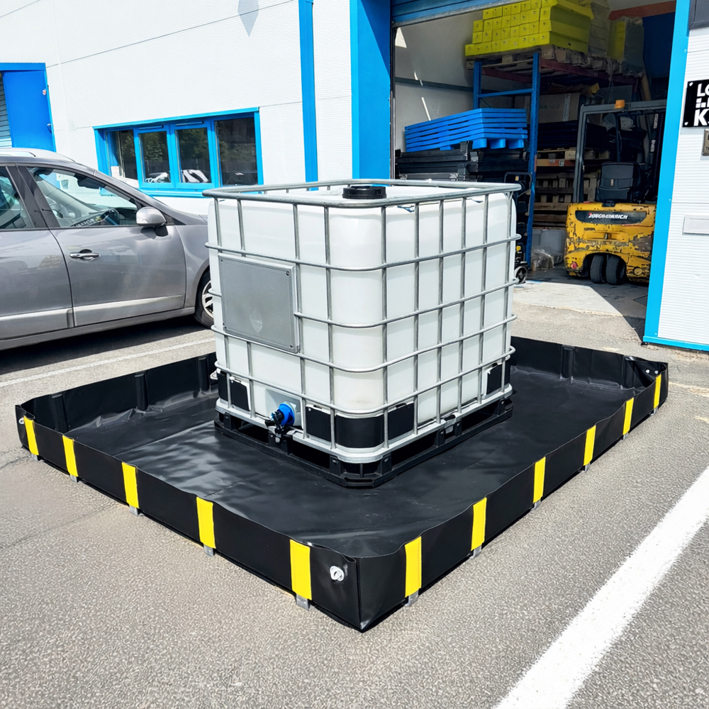 rx2020-1 Portable Bund - 200 X 200 X 25cm - Sump Capacity 1000 Litres - Image 1