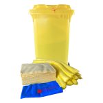 Chemical Spill Kit - Wheeled Bin - 120Ltr