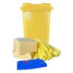 Chemical Spill Kit - Wheeled Bin - 240Ltr