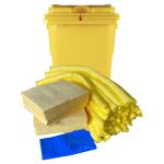 Chemical Spill Kit - Wheeled Bin - 360Ltr