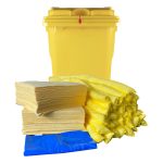 Chemical Spill Kit - Wheeled Bin - 360Ltr - Image 2