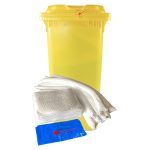 Oil Spill Kit - Wheeled Bin - 120Ltr - Image 2